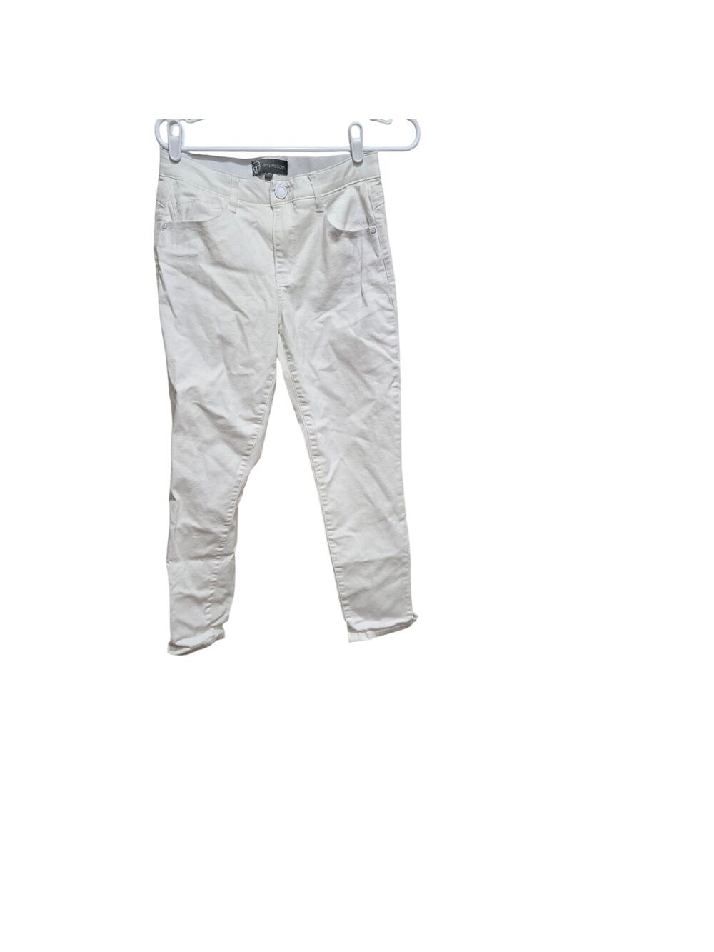 Wit & Wisdom Ab Solution White Skinny Ankle Jeans Size 4 Petite